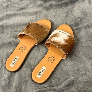 Myra Cowhide Sandals